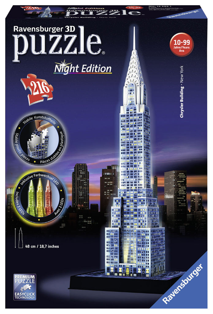 Ravensburger 3D Puzzles Chrysler Building - Night Edition 12595