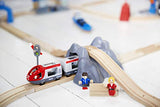 BRIO World - 33773 Railway Starter Set | 26 Piece Toy Train with Accessories and Wooden Tracks for Kids Age 3 and Up
