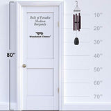 Woodstock Chimes BPMBU The Original Guaranteed Musically Tuned 32-Inch Bells of Paradise Wind Chime, Burgundy