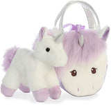 Aurora - Pet Carrier - 7" Heather Unicorn Fancy Pal