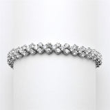 Cubic Zirconia Wedding or Prom Tennis Bracelet 4109B