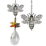Woodstock Chimes CFBEE Crystal Fantasy Suncatcher, Bee