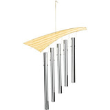 Woodstock Chimes ENC The Original Guaranteed Musically Tuned Chime, Eastern Energies - Silver