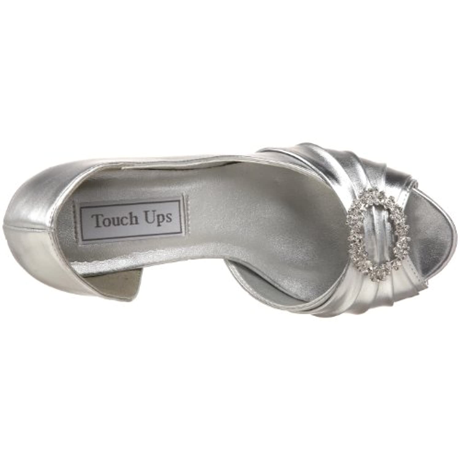 Touch Ups Women's Ivanna Pump,Silver,8.5 M US