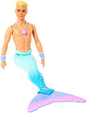 Barbie Dreamtopia Merman Doll, Approx. 12-Inch with Blue Rainbow Tail and Blonde Hair, for 3 to 7 Year Olds