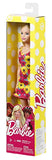 Barbie 12 Inch Fashion Doll - Yellow and Pink Flowers Floral Design Dress 2016 Mattel