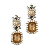 Chic Crystal, Beige & Opaque Pastel Earring