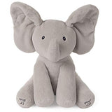 Baby GUND Animated Flappy the Elephant Stuffed Animal Plush, Gray, 12"