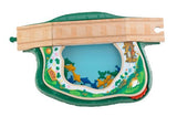Fisher Price Thomas the Tank Engine of the pond to swim wooden rail series fish bridge BDG56