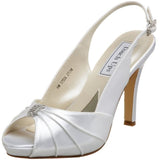 Touch Ups Women's Iris Platform Sandal,White,6 M US