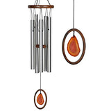 Woodstock Chimes WAGBRL The Original Guaranteed Musically Tuned Large Agate Wind Chime, Brown