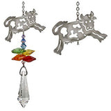Woodstock Chimes CFCO Crystal Fantasy Suncatcher, Cow