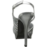 Touch Ups Women's Theresa Silver Metallic D'Orsay 5 M