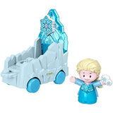 Bundle of 2 |Fisher-Price Little People Disney Princess Parade (Snow White & Friends + Elsa Frozen 2)