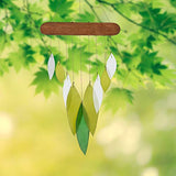 Woodstock Chimes Spring Leaves Original Guaranteed Musically Tuned Chime Sea Glass