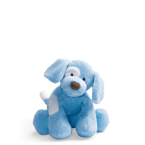 Baby GUND Spunky Dog Stuffed Animal Plush, Blue, 10"