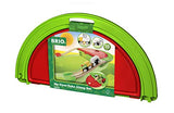 BRIO World - 33711 My First Take Along Set | 7 Piece Train Toy with Accessories and Wooden Tracks for Kids Ages 18 Months and Up