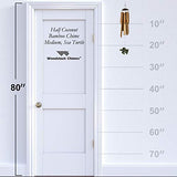 Woodstock Chimes CSEA The Original Guaranteed Musically Tuned Chime Asli Arts Collection, Medium, Half Coconut Bamboo-Sea Turtle