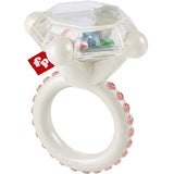 Fisher-Price Rock ‘n Rattle Teether Ring, Baby Rattle and Teething Toy