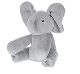 Baby GUND Animated Flappy the Elephant Stuffed Animal Plush, Gray, 12"