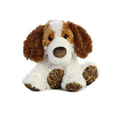 Aurora World Beagle Plush Dog, White/Brown, Medium