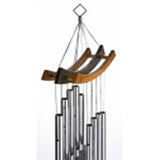 Woodstock Chimes - The ORIGINAL Guaranteed Musically Tuned Chime, Healing - Silver