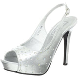 Touch Ups Women's Brooke Pump,Silver Metallic,5 M US