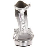 Dyeables Women's Samara Platform Sandal,Multi Glitter,5.5 B US