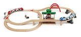 BRIO World - 33512 Travel Switching Set | 42 Piece Train Toy with Accessories and Wooden Tracks for Kids Ages 3 and Up,Multi