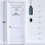 Woodstock Chimes HWL The Original Guaranteed Musically Tuned Chime Large Heroic Windbell, Verdigris