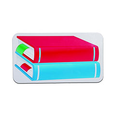 Guidecraft Classroom Wall Art Books Plaque Decor - School Library Education Supplies