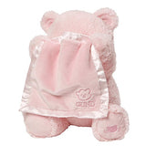 Baby GUND My First Teddy Bear Peek A Boo Animated Stuffed Animal Plush, Pink, 11.5"