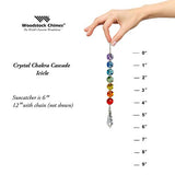 Woodstock Chimes CCHCI Crystal Chakra Cascade Suncatcher, Icicle