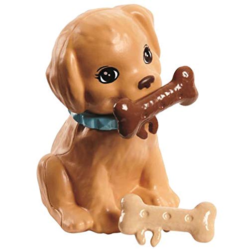 Barbie Sisters Chelsea Doll and Puppy Food Stand, Blonde