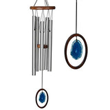 Woodstock Chimes WAGBLL The Original Guaranteed Musically Tuned Large Agate Wind Chime, Blue