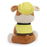 GUND Paw Patrol Rubble in Uniform Plush Stuffed Animal Dog, Yellow, 9"