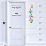 Woodstock Chimes CWR The Original Guaranteed Musically Tuned Chime Asli Arts Collection, Capiz Waterfall - Rainbow