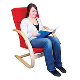 Guidecraft Teachers Rocker Red Chair - School, Living Room Furniture