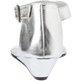 Dyeables Women's Cleo Sandal,Silver Metallic,8.5 B US