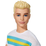 Barbie Ken 60th Anniversary Doll in Throwback Workout Look with T-Shirt, Athleisure Pants, Sneakers & Hand Weight Kids 3 to 8 Years Old