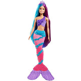 Barbie Dreamtopia Mermaid Doll (13-Inch) with Extra-Long Two-Tone Fantasy Hair, Hairbrush, Tiaras and Styling Accessories, Gift for 3 to 7 Year Olds