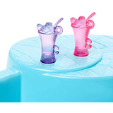 Barbie Doll, 11.5-Inch Blonde, and Pool Playset with Slide and Accessories, Gift for 3 to 7 Year Olds