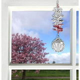 Woodstock Chimes CCGP Rainbow Makers Crystal Grand Cascade Suncatcher, Pink