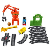 Thomas & Friends Trackmaster, Cassia Crane & Cargo Set, Motorized Toy Train Engines for Preschool Kids Ages 3 Years and Older