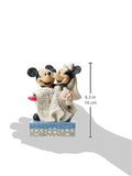 Disney Traditions by Jim Shore Mickey and Minnie Mouse Cake Topper Stone Resin Figurine, 6.5”