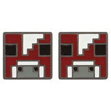 JINX Minecraft Video Game Mooshroom Enamel Stud Earrings