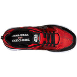 Skechers Kids Star Wars Equalizer Megasonic Sneaker (Little Kid/Big Kid),Red/Black,1 M US Little Kid