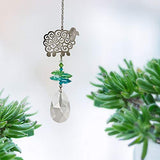 Woodstock Chimes CFSH Crystal Fantasy Suncatcher, Sheep
