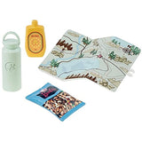 Barbie Hiking Doll, Brunette, with Puppy & 9 Accessories, Including Backpack Pet Carrier, Map, Camera & More, Gift for Kids 3 to 7 Years Old