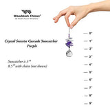 Woodstock Chimes CCSU Rainbow Makers Suncatchers Crystal Sunrise Cascade, Purple